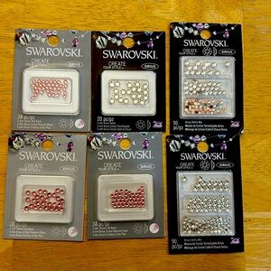 5 packs of Swarovski Crystals